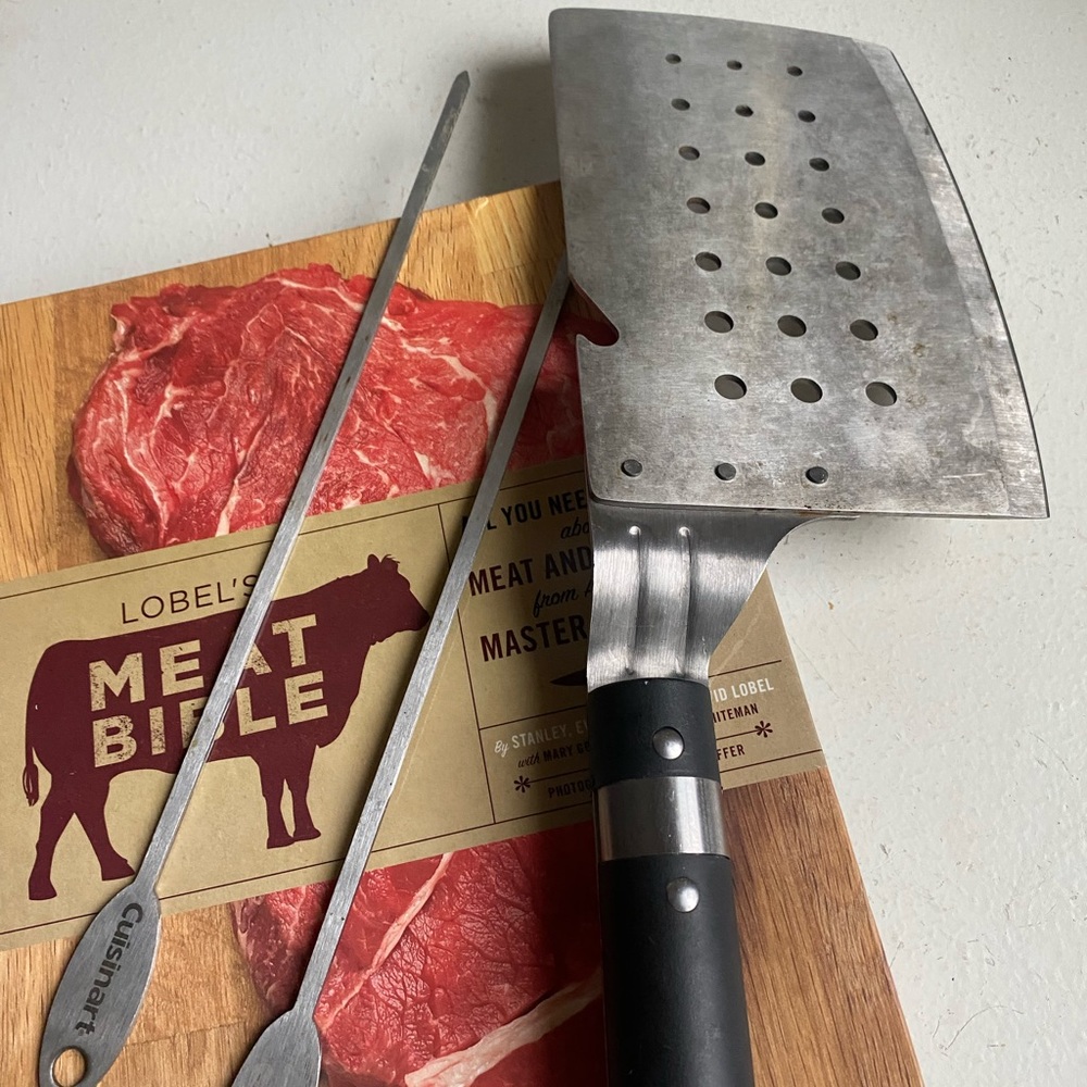 Cuisinart Chef's Classic 3 Piece Grill Set - Includes knife and grilling sticks